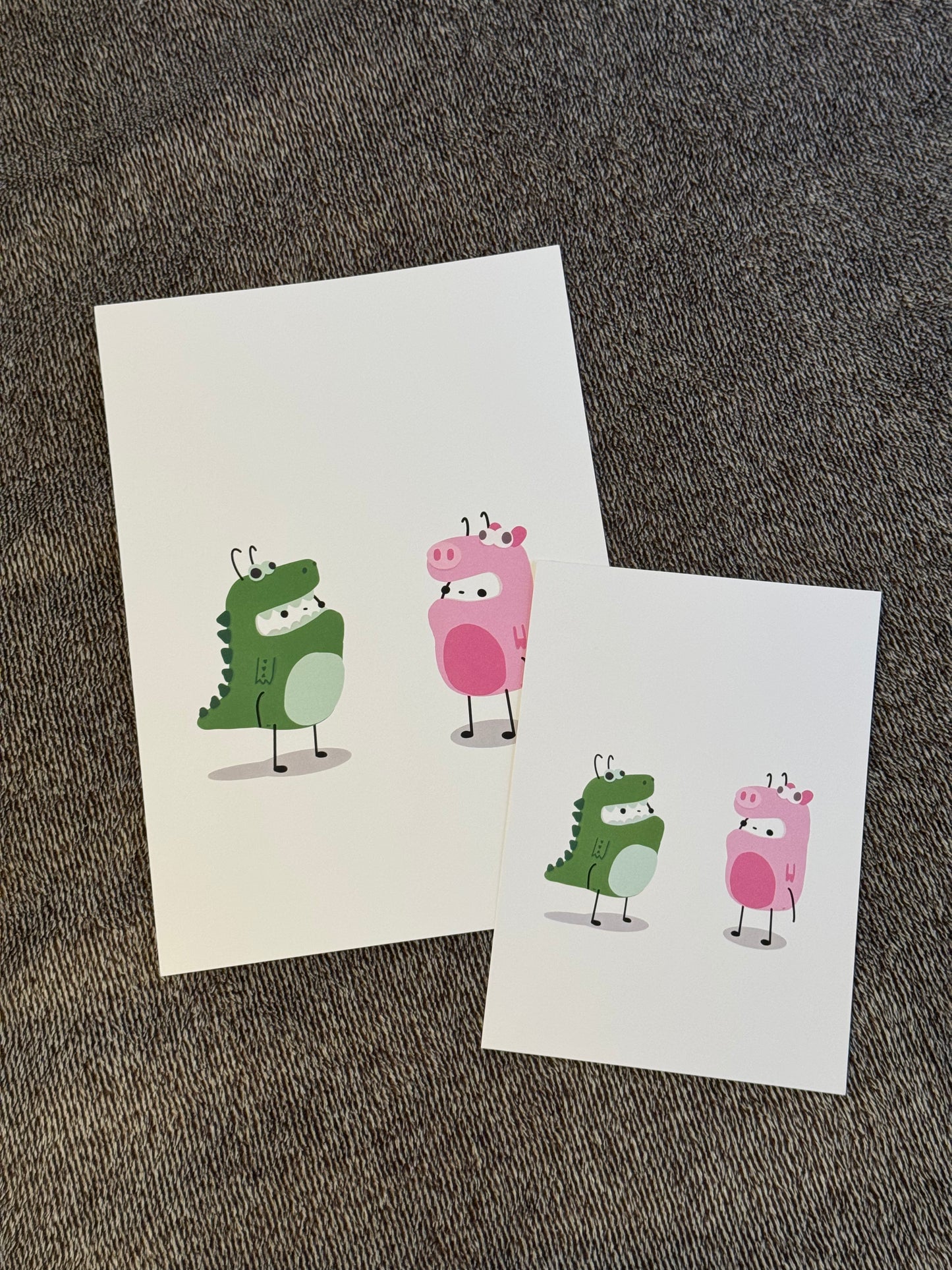 "Dino e Porco" - Illustrazione